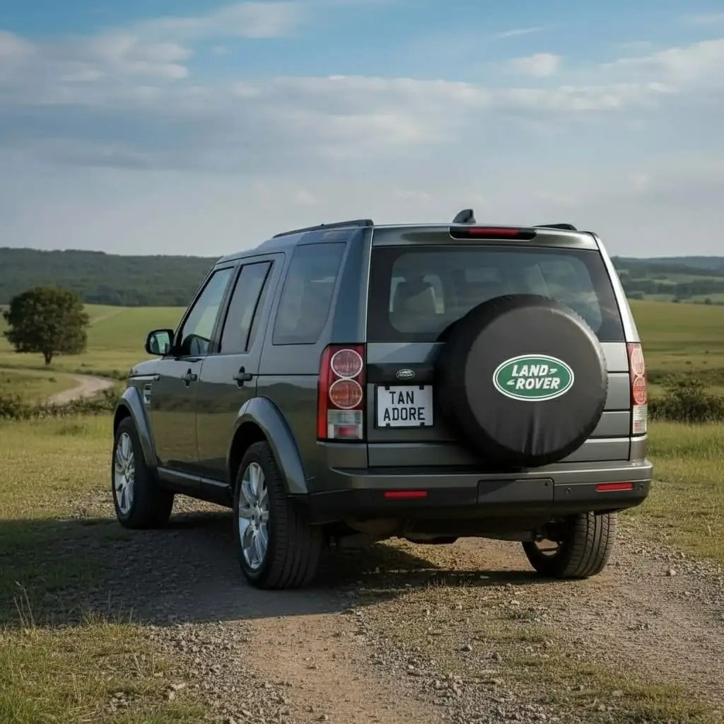 Land Rover Yeşil Logolu Stepne Kılıfı